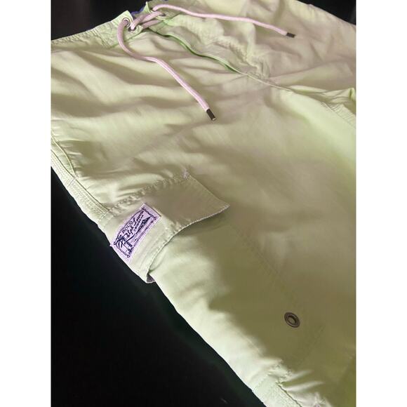 POLO Ralph Lauren Lime Green Swim Shorts sz M - Picture 6 of 12